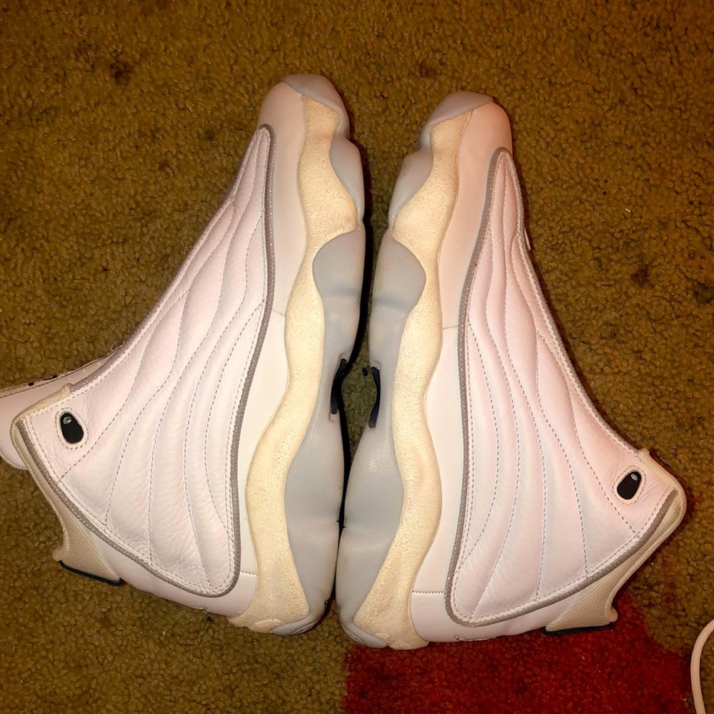 Jordan pro strong white/silver size 10.5